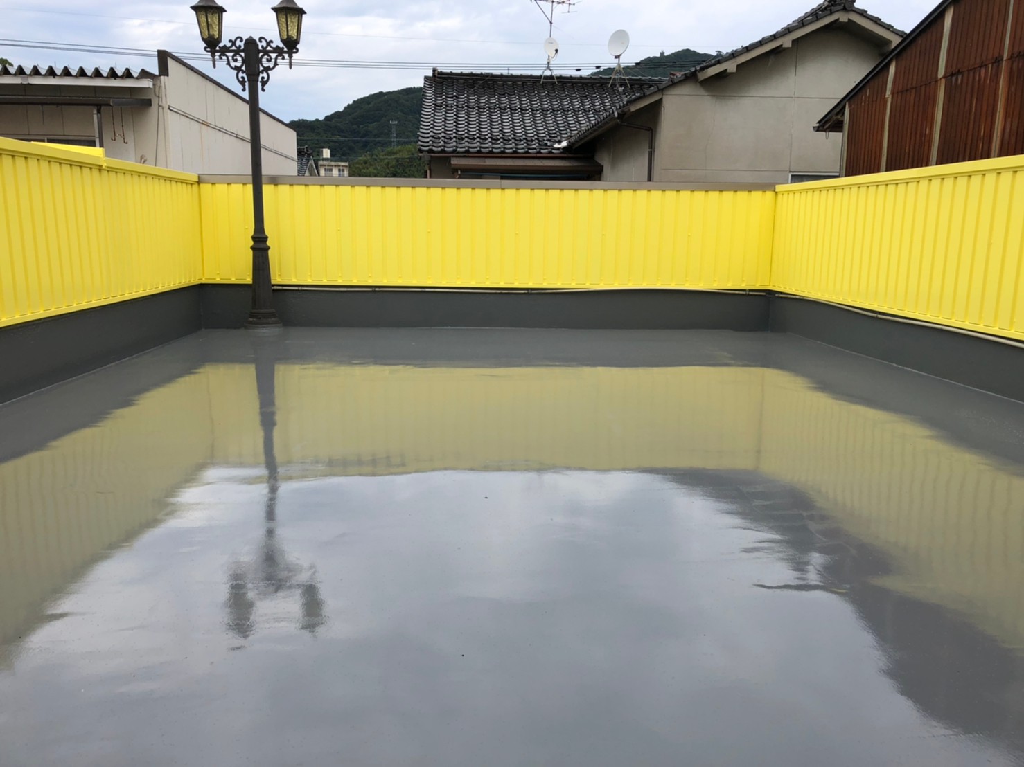 ベランダ防水、塗装工事